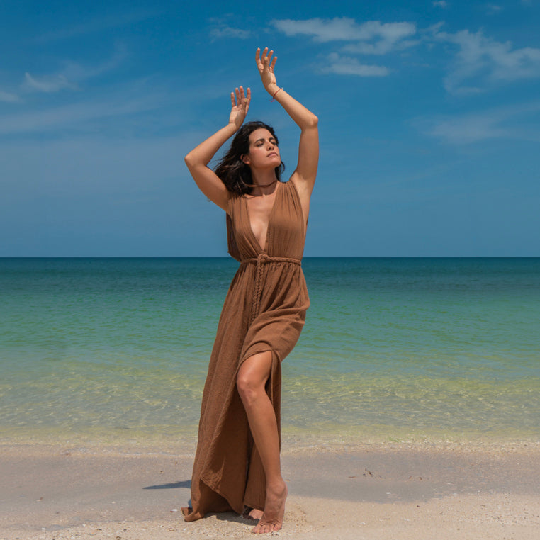 TULUM YUTE DRESS
